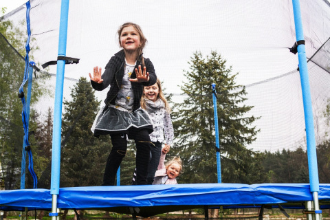 TRAMPOLINA OGRODOWA 14FT 427-434CM, 6 PODWÓJNYCH NÓG /SONIFIT TRAMPOLINA OGRODOWA 14FT 427-434CM, 6 PODWÓJNYCH NÓG /SONIFIT
