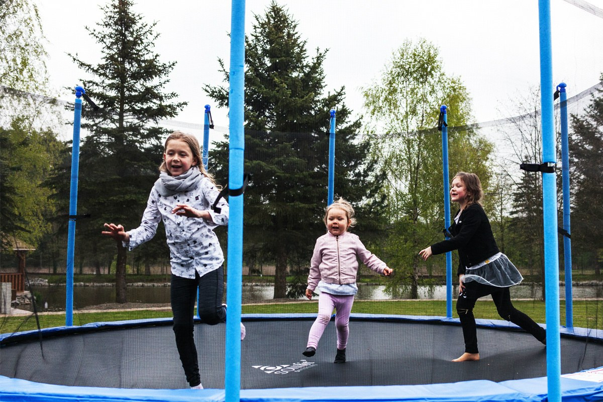 TRAMPOLINA OGRODOWA 14FT 427-434CM, 6 PODWÓJNYCH NÓG /SONIFIT TRAMPOLINA OGRODOWA 14FT 427-434CM, 6 PODWÓJNYCH NÓG /SONIFIT