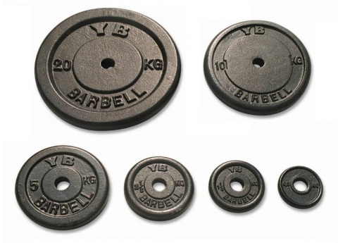 OBCIĄŻENIE ŻELIWNE YTZL 5KG 25,4MM /YORK FITNESS OBCIĄŻENIE ŻELIWNE YTZL 5KG 25,4MM /YORK FITNESS