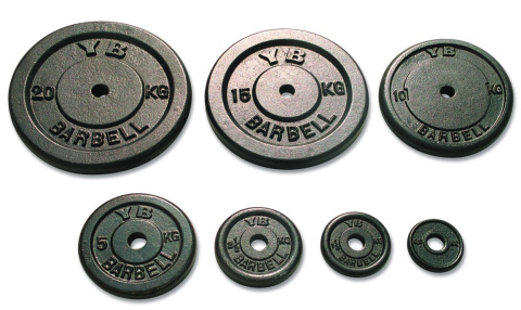 OBCIĄŻENIE ŻELIWNE YTZL 20KG 25,4MM /YORK FITNESS OBCIĄŻENIE ŻELIWNE YTZL 20KG 25,4MM /YORK FITNESS