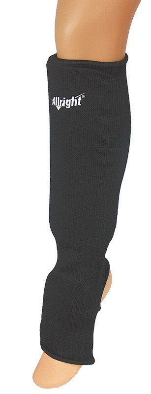 NAGOLENNIKI ZE STOPĄ BAWEŁNA CZARN. XXL /ALLRIGHT