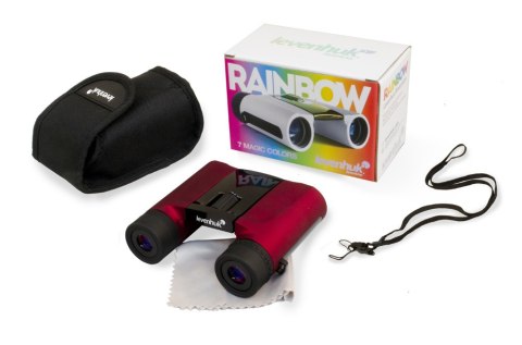 LORNETKA RAINBOW 8X25 RED BERRY /LEVENHUK