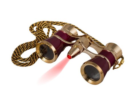 LORNETKA TEATRALNA BROADWAY 325F CZERW. /LEVENHUK