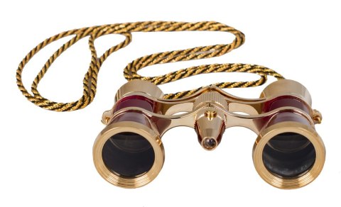 LORNETKA TEATRALNA BROADWAY 325F CZERW. /LEVENHUK