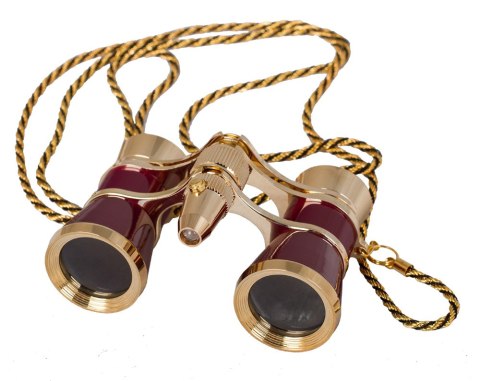 LORNETKA TEATRALNA BROADWAY 325F CZERW. /LEVENHUK