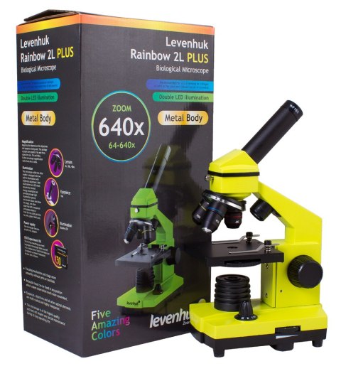 MIKROSKOP RAINBOW 2L PLUS LIME /LEVENHUK MIKROSKOP RAINBOW 2L PLUS LIME /LEVENHUK