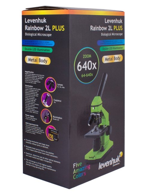 MIKROSKOP RAINBOW 2L PLUS LIME /LEVENHUK MIKROSKOP RAINBOW 2L PLUS LIME /LEVENHUK