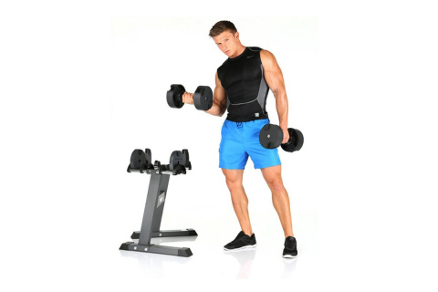 HANTLE REGULOWANE ZE STOJAKIEM 2X20KG /FINNLO