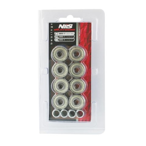 ŁOŻYSKA ABEC-7 8SZT CHROME /NILS ŁOŻYSKA ABEC-7 8SZT CHROME /NILS
