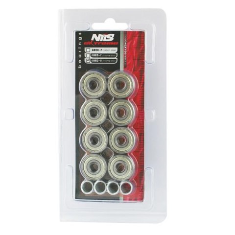 ŁOŻYSKA ABEC-9 8SZT CHROME /NILS ŁOŻYSKA ABEC-9 8SZT CHROME /NILS