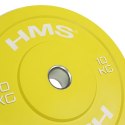 OBCIĄŻENIE GUMOWANE OLIMPIJSKIE TOB 10KG /HMS