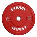 OBCIĄŻENIE GUMOWANE OLIMPIJSKIE TOB 20KG /HMS OBCIĄŻENIE GUMOWANE OLIMPIJSKIE TOB 20KG /HMS
