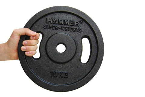 OBCIĄŻENIA ŻELIWNE HAZL 2X10KG 31MM /HAMMER OBCIĄŻENIA ŻELIWNE HAZL 2X10KG 31MM /HAMMER