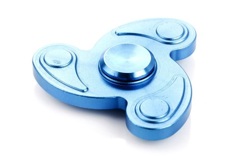 HAND FIDGET SPINNER FLOWER BLUE