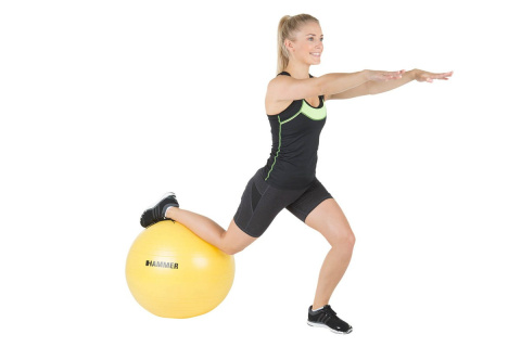 PIŁKA DO ĆWICZEŃ FITNESS HAB 55CM /HAMMER PIŁKA DO ĆWICZEŃ FITNESS HAB 55CM /HAMMER