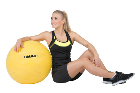 PIŁKA DO ĆWICZEŃ FITNESS HAB 55CM /HAMMER PIŁKA DO ĆWICZEŃ FITNESS HAB 55CM /HAMMER