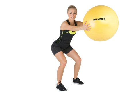 PIŁKA DO ĆWICZEŃ FITNESS HAB 55CM /HAMMER PIŁKA DO ĆWICZEŃ FITNESS HAB 55CM /HAMMER