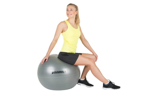 PIŁKA DO ĆWICZEŃ FITNESS HAB 65CM /HAMMER PIŁKA DO ĆWICZEŃ FITNESS HAB 65CM /HAMMER