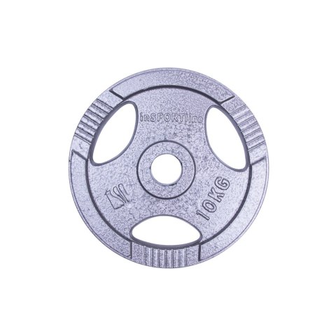 OBCIĄŻENIE STALOWE HANE 10KG 30MM /INSPORTLINE OBCIĄŻENIE STALOWE HANE 10KG 30MM /INSPORTLINE