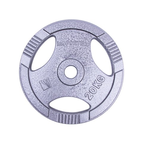 OBCIĄŻENIE STALOWE HANE 20KG 30MM /INSPORTLINE OBCIĄŻENIE STALOWE HANE 20KG 30MM /INSPORTLINE