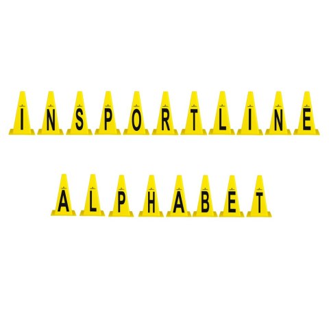 PACHOŁKI PLASTIKOWE ALPHABET 23CM /INSPORTLINE PACHOŁKI PLASTIKOWE ALPHABET 23CM /INSPORTLINE