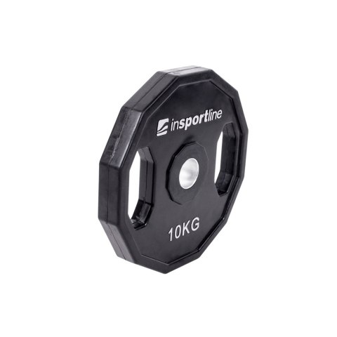OBCIĄŻENIE GUMOWANE RBTN 10KG 30MM /INSPORTLINE