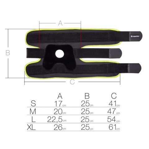STABILIZATOR NA KOLANO S5625 ROZM. XL /INSPORTLINE