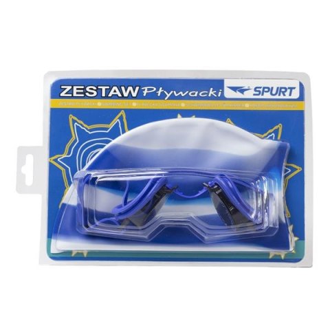 ZESTAW PŁYWACKI CZEPEK ZEBRA MI1 OKULARY 1100 AF 12 /SPURT ZESTAW PŁYWACKI CZEPEK ZEBRA MI1 OKULARY 1100 AF 12 /SPURT