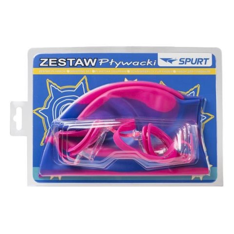 ZESTAW PŁYWACKI CZEPEK ZEBRA MI7 OKULARY 1100 AF 14 /SPURT ZESTAW PŁYWACKI CZEPEK ZEBRA MI7 OKULARY 1100 AF 14 /SPURT
