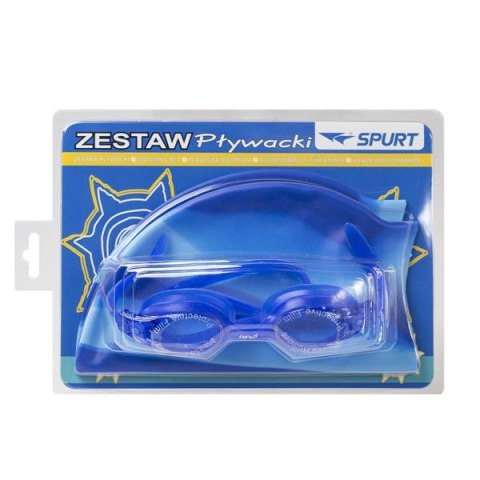 ZESTAW PŁYWACKI CZEPEK ZEBRA MI10 OKULARY SIL-20 AF /SPURT ZESTAW PŁYWACKI CZEPEK ZEBRA MI10 OKULARY SIL-20 AF /SPURT