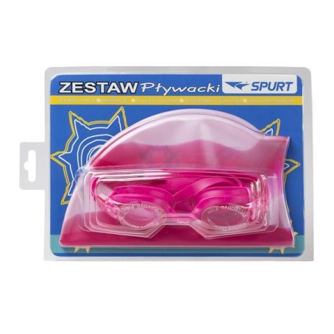 ZESTAW PŁYWACKI CZEPEK ZEBRA MI3 OKULARY SIL-20 AF /SPURT ZESTAW PŁYWACKI CZEPEK ZEBRA MI3 OKULARY SIL-20 AF /SPURT