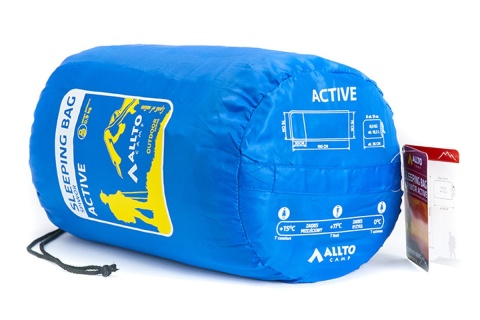 ŚPIWÓR TURYSTYCZNY ACTIVE 190X75CM /ALLTO