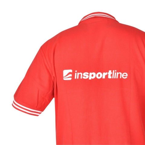 KOSZULKA MĘSKA POLO CZERW. ROZM. XL /INSPORTLINE