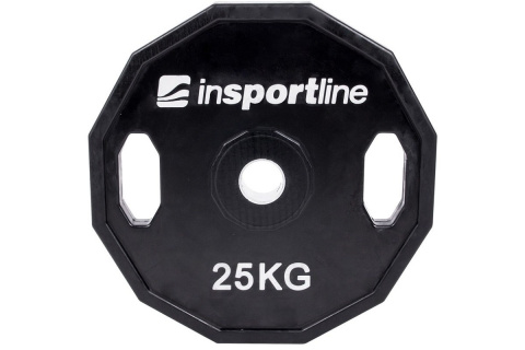 OBCIĄŻENIE GUMOWANE OLIMPIJSKIE RBTN 25KG /INSPORTLINE