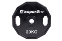 OBCIĄŻENIE GUMOWANE RBTN 20KG 30MM /INSPORTLINE