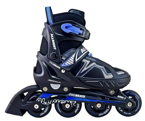ŁYŻWOROLKI PROSKATE ROZM. 33-36 NIEB. /ALLRIGHT