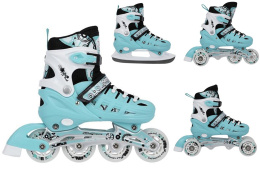 ŁYŻWOROLKI REGULOWANE 4W1 NH10905 ROZM. S (31-34) /NILS