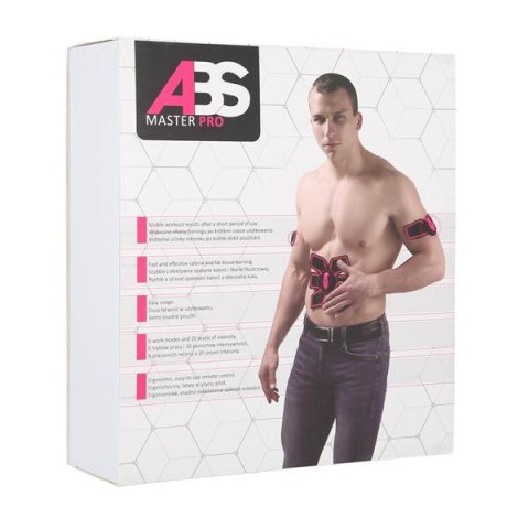 ELEKTROSTYMULATOR MASAŻER MIĘŚNI BRZUCHA I POŚLADKÓW MASTER PRO /ABS ELEKTROSTYMULATOR MASAŻER MIĘŚNI BRZUCHA I POŚLADKÓW MASTER PRO /ABS