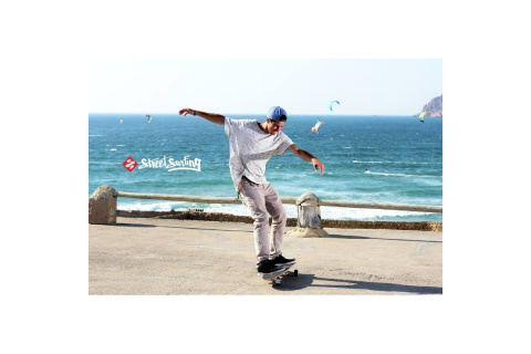 DESKOROLKA LONGBOARD SHARK ATTACK KOA BLACK 36" /STREET SURFING DESKOROLKA LONGBOARD SHARK ATTACK KOA BLACK 36" /STREET SURFING