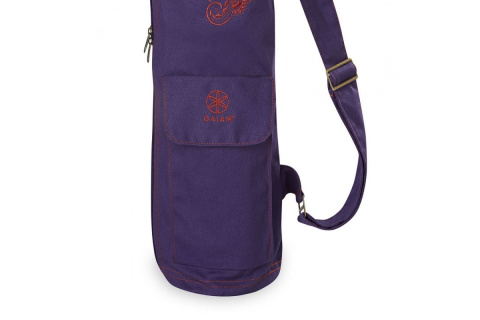 POKROWIEC Z PASKIEM NA MATĘ AUBERGINE /GAIAM POKROWIEC Z PASKIEM NA MATĘ AUBERGINE /GAIAM