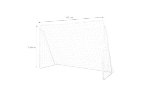 BRAMKA DO PIŁKI NOŻNEJ Z SIATKĄ STALOWY STELAŻ NT7215 /NILS BRAMKA DO PIŁKI NOŻNEJ Z SIATKĄ STALOWY STELAŻ NT7215 /NILS