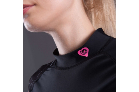 KOSZULKA RASHGUARD DAMSKA ILLUSION CZARN. ROZM. S /AQUA MARINA KOSZULKA RASHGUARD DAMSKA ILLUSION CZARN. ROZM. S /AQUA MARINA