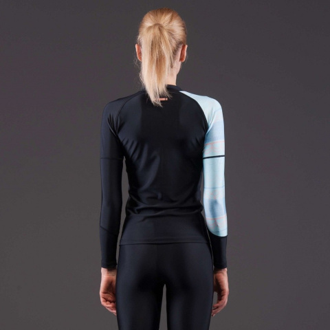 KOSZULKA RASHGUARD DAMSKA ILLUSION NIEB. ROZM. S /AQUA MARINA KOSZULKA RASHGUARD DAMSKA ILLUSION NIEB. ROZM. S /AQUA MARINA