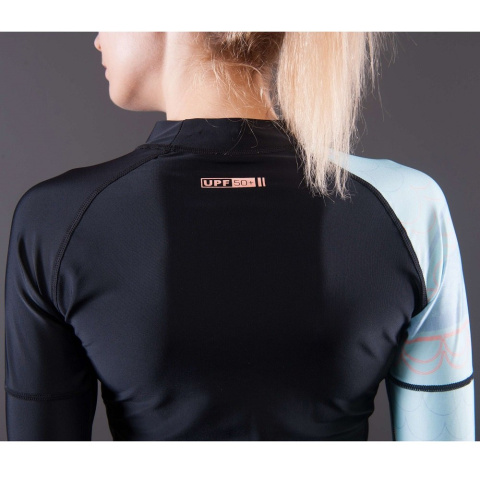 KOSZULKA RASHGUARD DAMSKA ILLUSION NIEB. ROZM. S /AQUA MARINA KOSZULKA RASHGUARD DAMSKA ILLUSION NIEB. ROZM. S /AQUA MARINA