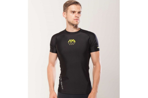 KOSZULKA RASHGUARD SCENE CZARN. ROZM. XL /AQUA MARINA KOSZULKA RASHGUARD SCENE CZARN. ROZM. XL /AQUA MARINA