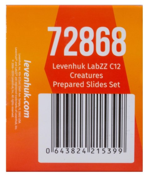ZESTAW PREPARATÓW ZWIERZĘCYCH LABZZ C12 /LEVENHUK ZESTAW PREPARATÓW ZWIERZĘCYCH LABZZ C12 /LEVENHUK