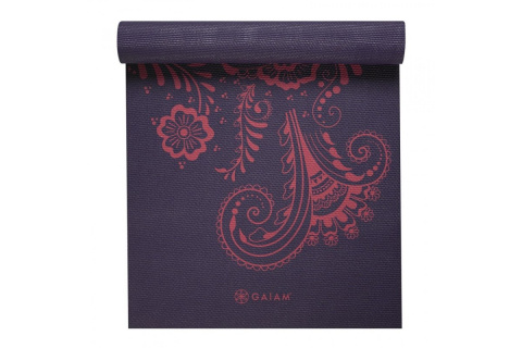 MATA DO ĆWICZEŃ AUBERGINE SWIRL 173X61CM /GAIAM MATA DO ĆWICZEŃ AUBERGINE SWIRL 173X61CM /GAIAM