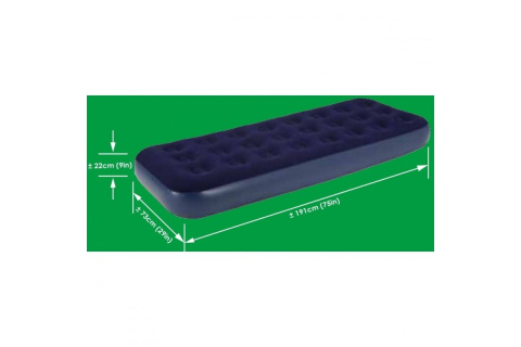 MATERAC FLOKOWANY 191X73X22 CM /JILONG MATERAC FLOKOWANY 191X73X22 CM /JILONG