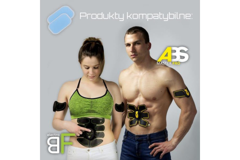 NAKŁADKI ŻELOWE DO ELEKTROSTYMULATORÓW GEL PADS 12 NN NAKŁADKI ŻELOWE DO ELEKTROSTYMULATORÓW GEL PADS 12 NN