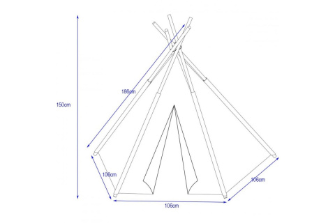 NAMIOT WIGWAM TOYS CLASSIC PINK /ENERO NAMIOT WIGWAM TOYS CLASSIC PINK /ENERO